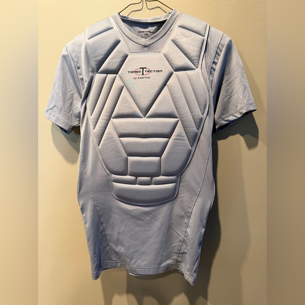 Easton Boys Torso Tection Chest & Body Protector Padded Baseball Shirt Size YXL
